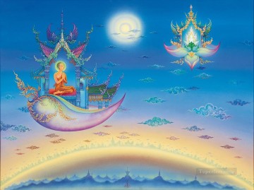 仏教徒 Painting - 仏陀の国の千里眼 CK 仏教